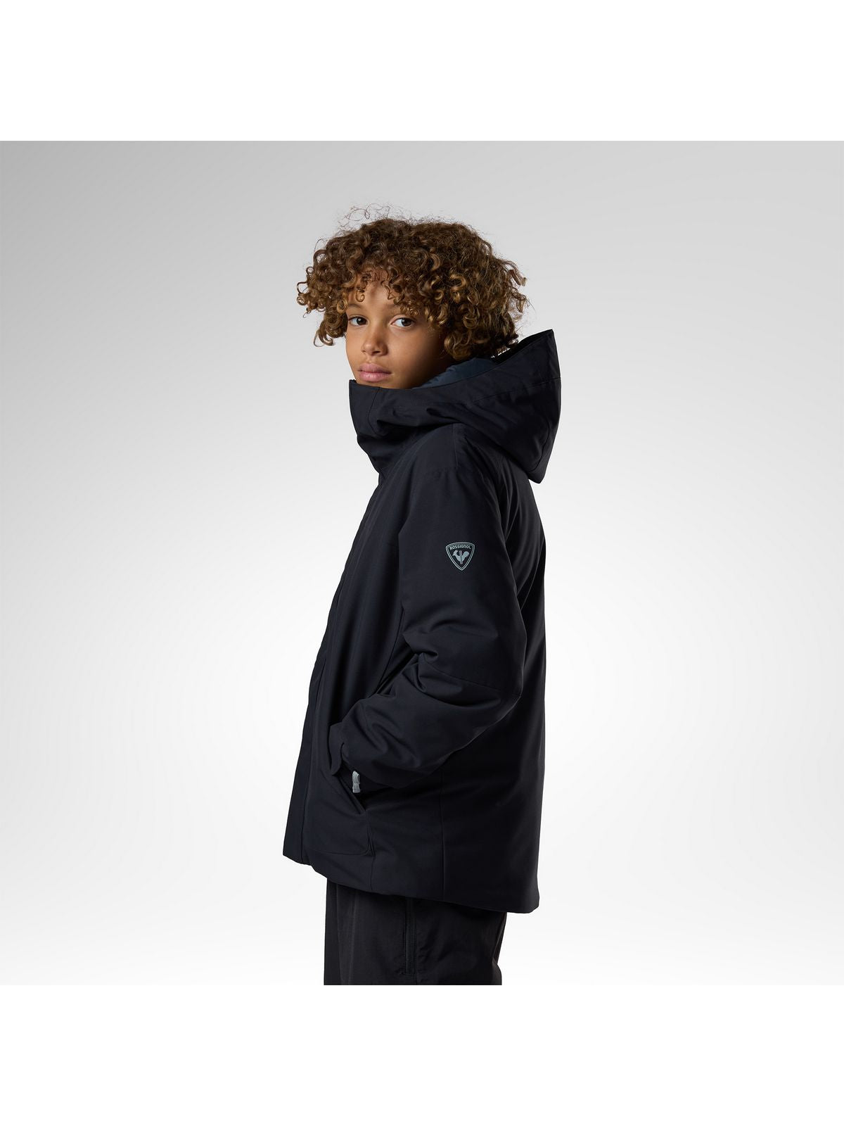Kurtka narciarska juniorska ROSSIGNOL Jr Strawpile Insulated Ski Jkt czarna