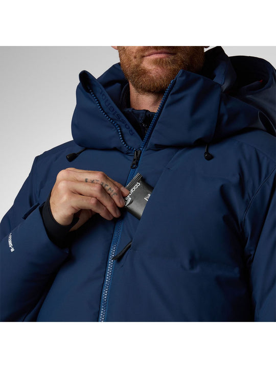 Kurtka narciarska męska ROSSIGNOL M Snowblaze Down Cb Ski Jacket niebieska
