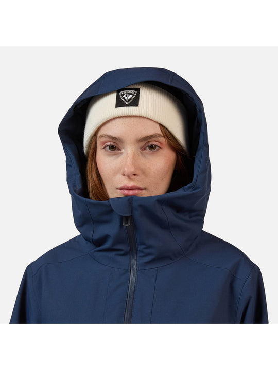 Kurtka narciarska damska ROSSIGNOL W ROCHRUN INSULATED JKT granatowa
