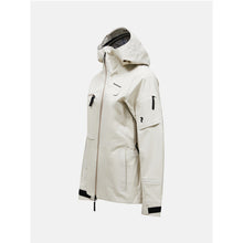Kurtka narciarska damska PEAK PERFORMANCE Alpine GORE-TEX C-Knit 3L Shell Jacket piaskowa
