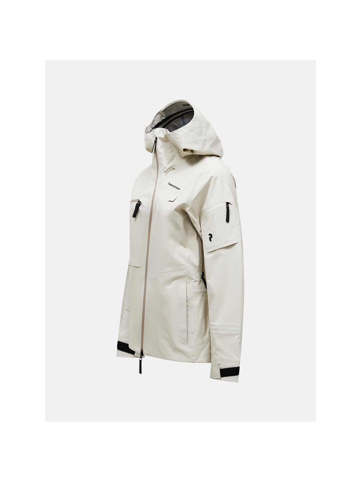 Kurtka narciarska damska PEAK PERFORMANCE Alpine GORE-TEX C-Knit 3L Shell Jacket piaskowa