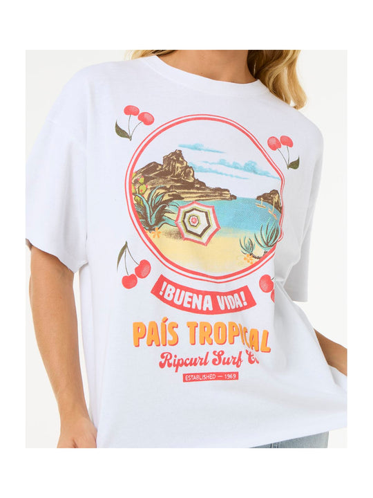 Koszulka RIP CURL Cove Heritage Tee biały
