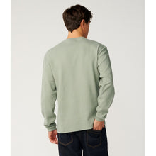 Koszulka męska RIP CURL Premium Surf Waffle L/S Tee zielona
