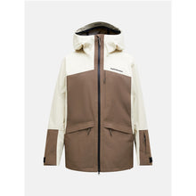 Kurtka narciarska męska PEAK PERFORMANCE Vertec HIPE 3L Shell Jacket brązowa
