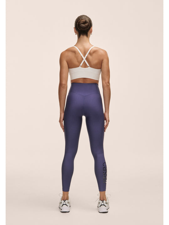 Legginsy damskie Casall Graphic High Waist Tights fioletowy
