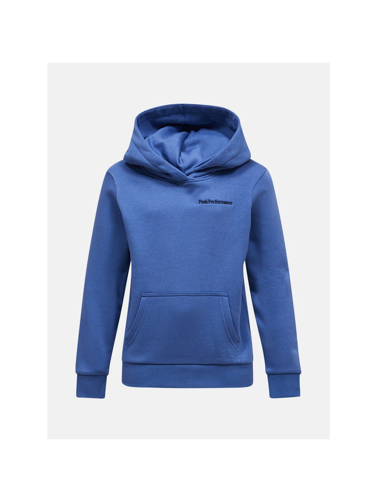 Bluza juniorska PEAK PERFORMANCE Original Small Logo Hood niebieska