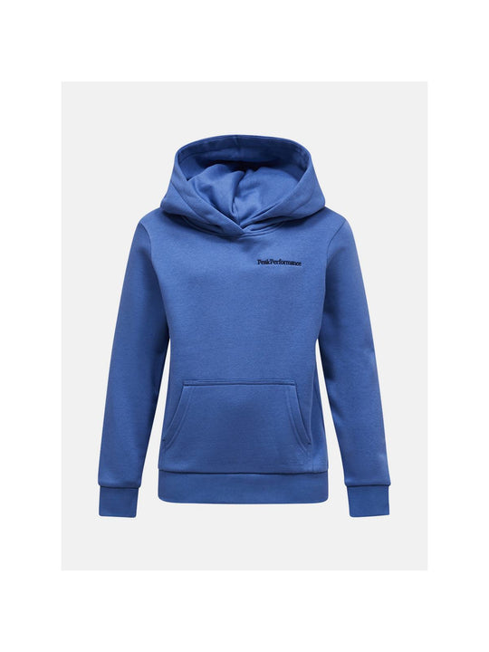 Bluza juniorska PEAK PERFORMANCE Original Small Logo Hood niebieska
