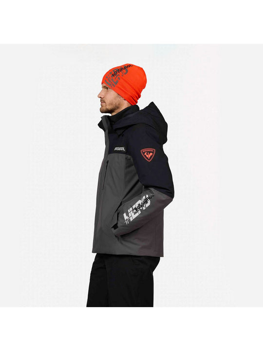 Kurtka narciarska męska ROSSIGNOL Hero Velika Insulated Jkt szara
