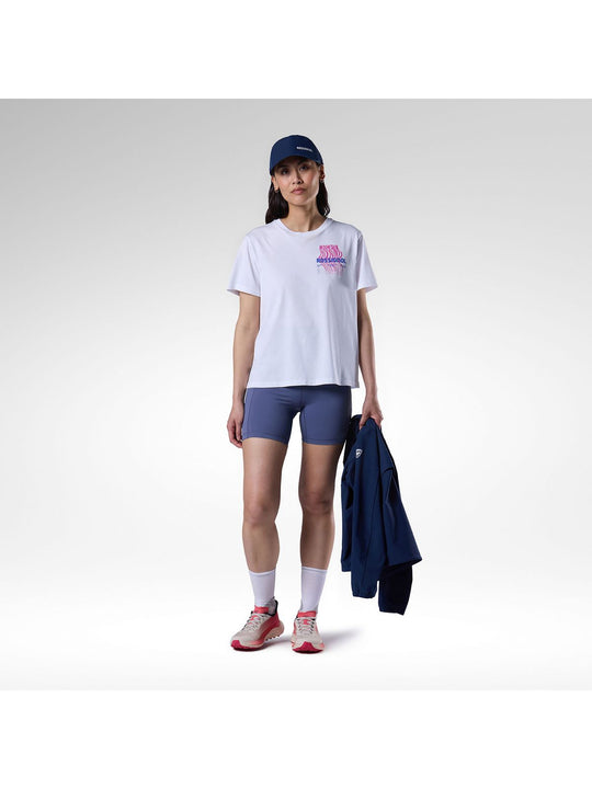 Koszulka damska ROSSIGNOL W Graphic Waterfall Tee biała
