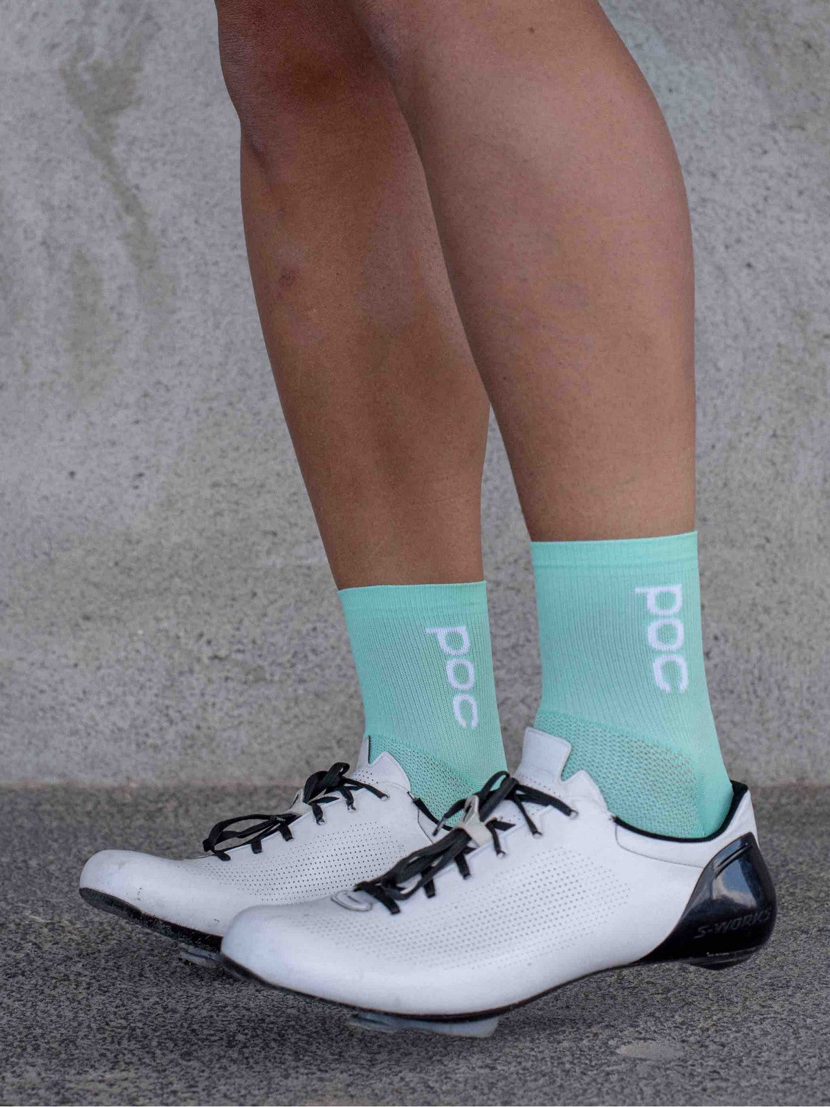 Skarpety rowerowe POC ESSENTIAL ROAD LIGHT Sock - zielony - Adventure Sports
