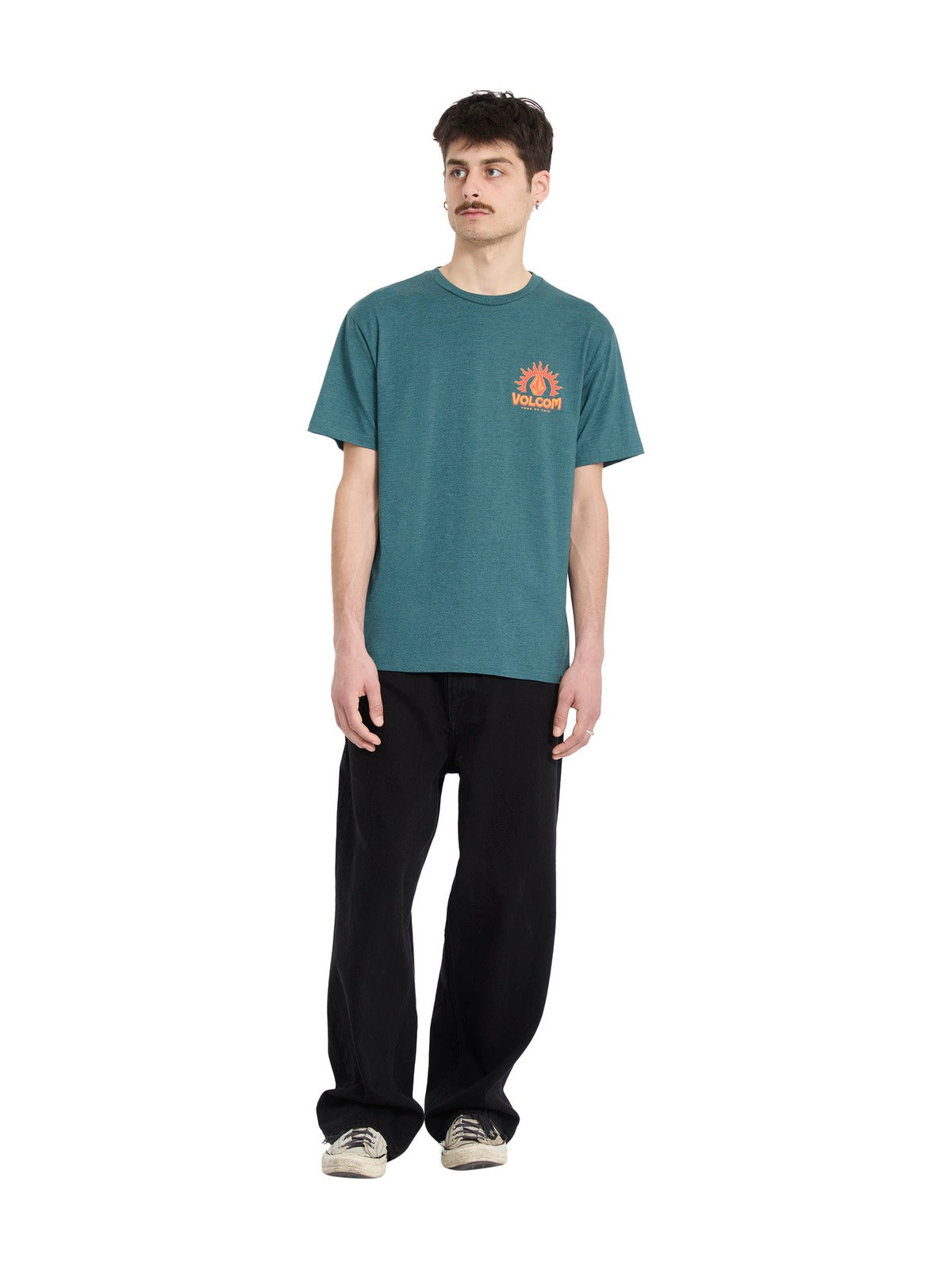 Koszulka rowerowa VOLCOM Solstice Hth Sst zielony