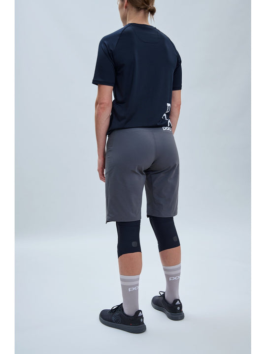 Spodenki rowerowe damskie POC W's Essential Enduro Shorts szary
