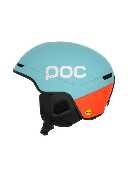 Kask narciarski POC Obex Contour niebiesko pomarańczowy
