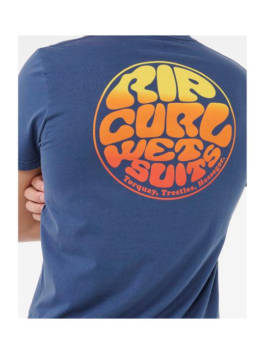 Koszulka RIP CURL WETTIE PASSAGE ICON TEE granatowa
