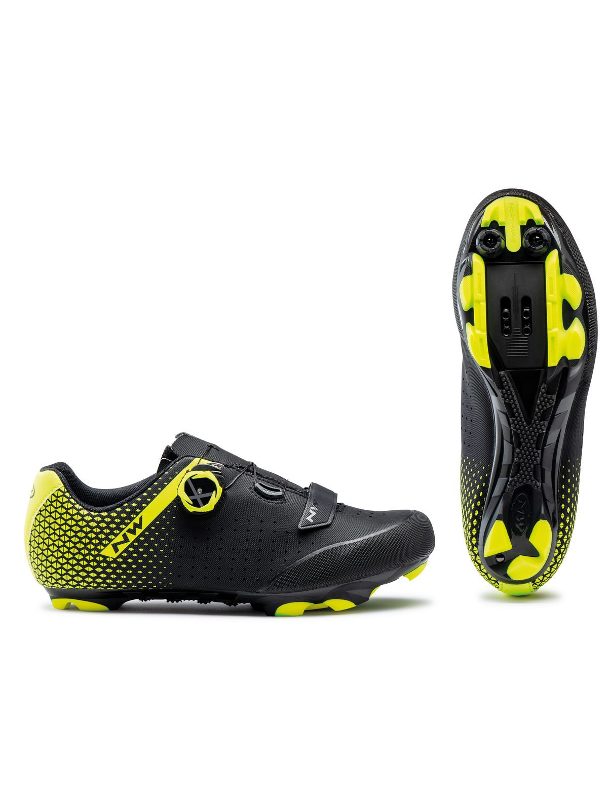 Buty rowerowe NORTHWAVE ORIGIN PLUS 2 - czarny/żółty