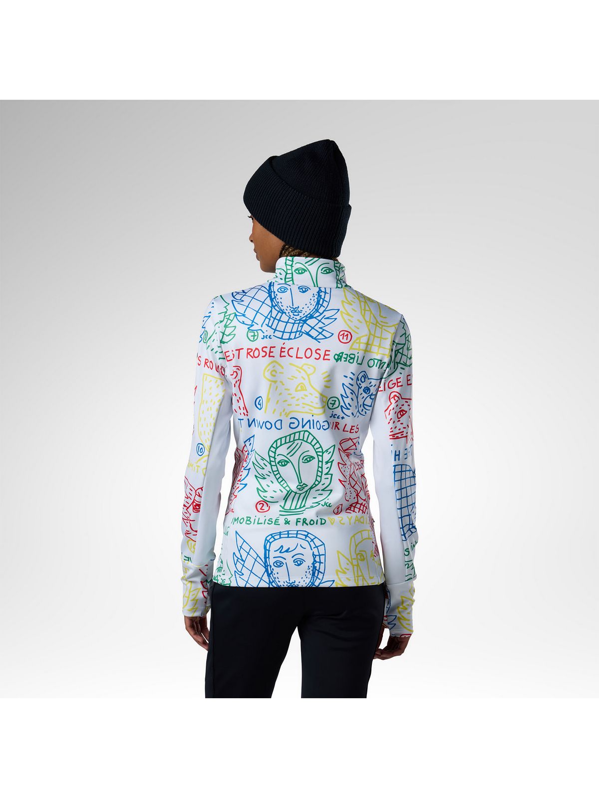 Bluza damska ROSSIGNOL W Jcc Fleece Jacket multikolor