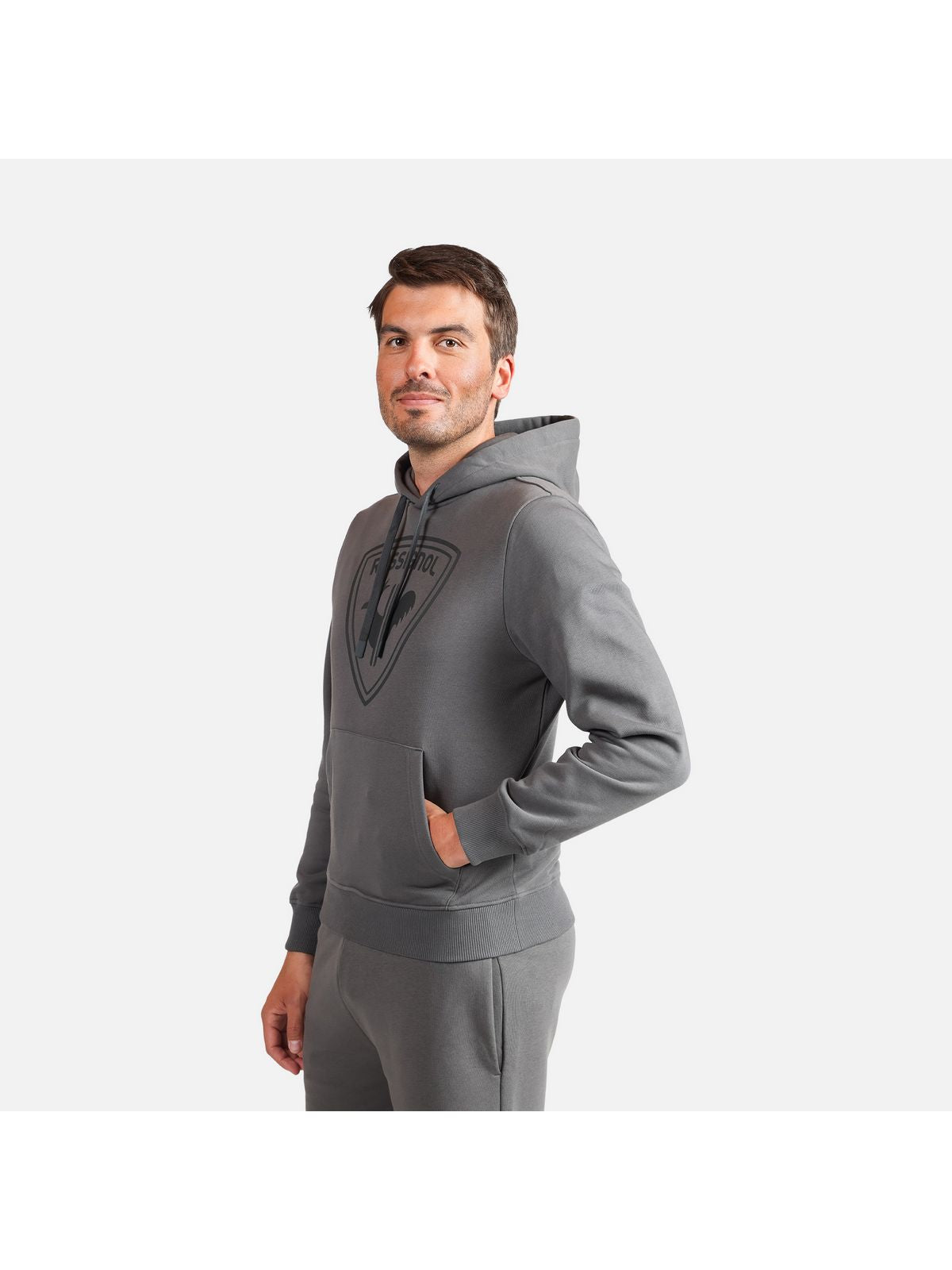 Bluza męska ROSSIGNOL Cliffside H szara - Adventure Sports