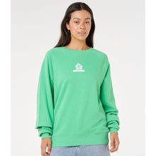Bluza RIP CURL LUXE SURF RAGLAN RELAXED CREW zielona
