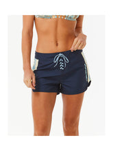 Boardshorty RIP CURL Block Party Hi Waist 3&quot; granatowy
