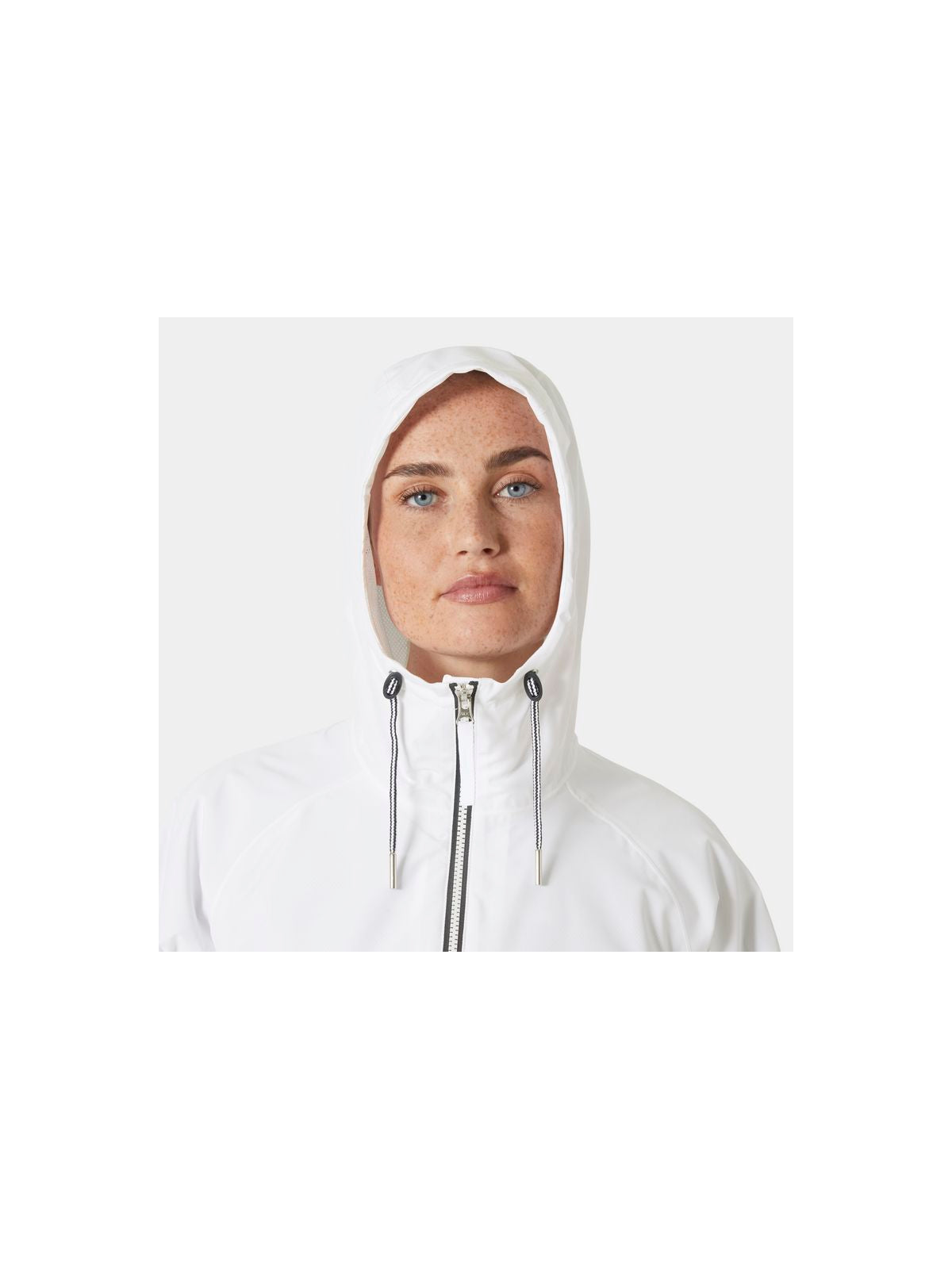 Kurtka przeciwdeszczowa damska HELLY HANSEN W KOSTER RAIN JACKET biała - Adventure Sports