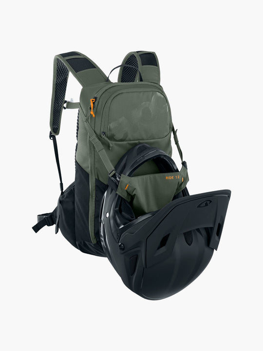 Plecak rowerowy EVOC Ride 12 + bukłak Hydration 2 dark olive/black
