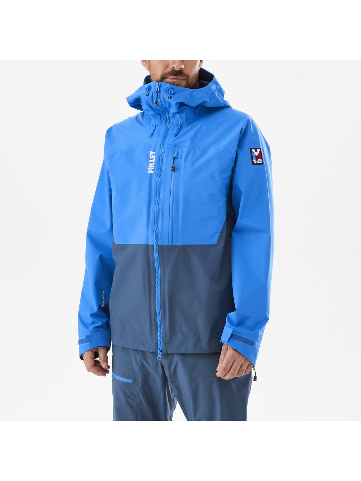Kurtka męska GORE-TEX MILLET M Tri Icon Light Gtx 3L niebieska
