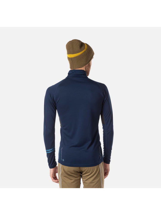 Koszulka męska ROSSIGNOL Poursuite 1/2 Zip granatowy
