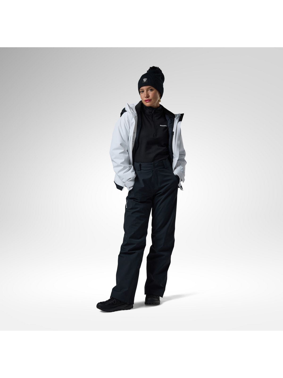 Spodnie narciarskie damskie ROSSIGNOL W 4Ws Blackside Insulated Pant czarne