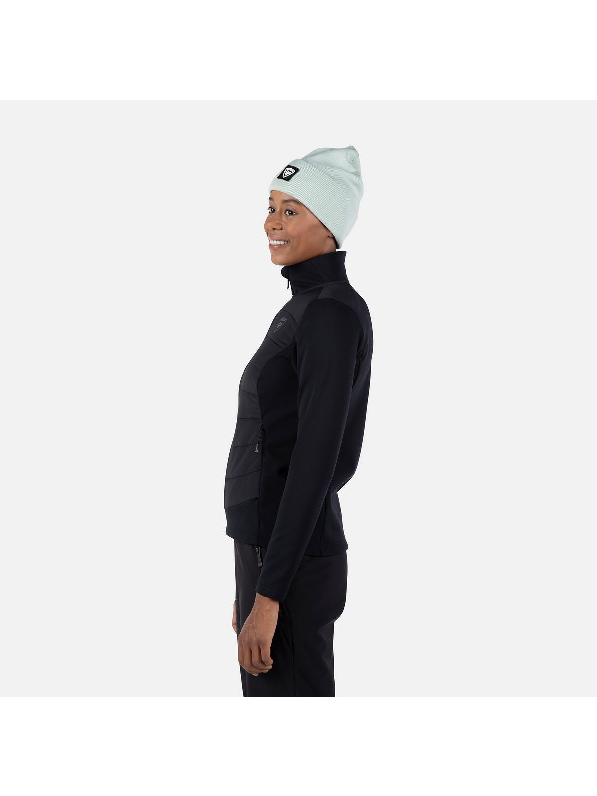 Bluza damska ROSSIGNOL W Classique Hybrid Clim Fz czarny