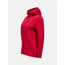 Bluza PEAK PERFORMANCE W Trail Polartec Zip Hood bordowy
