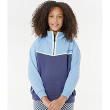 Bluza RIP CURL SUNSET SKIES 1/4 ZIP-GIRL niebieska
