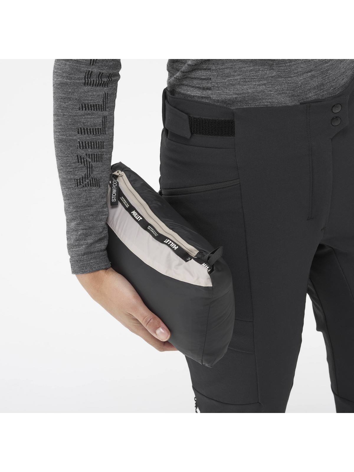 Kurtka MILLET W Kamet Down Hoodie Beżowy