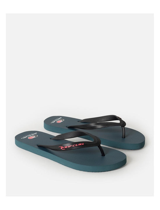 Japonki plażowe męskie RIP CURL Icons Of Surf Bloom Open Toe turkusowe
