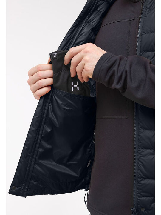 Kamizelka puchowa męska HAGLÖFS ROC Flash Down Vest True Black

