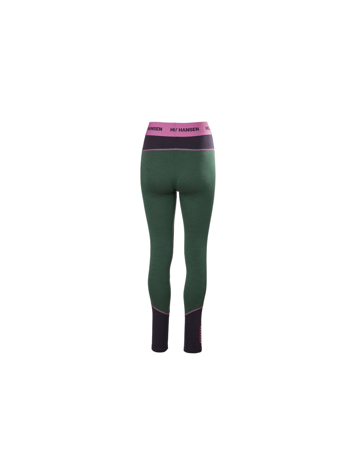 Legginsy damskie HELLY HANSEN W Lifa Merino Midweight Pant kolor zielony