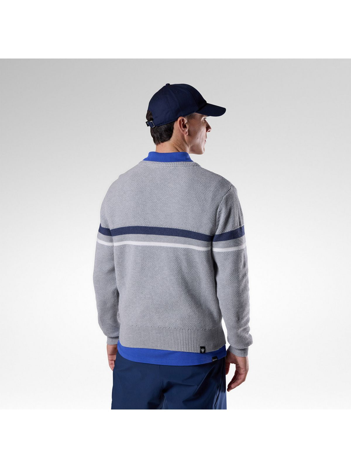 Sweter męski ROSSIGNOL M Knitted Cn Sweater szary