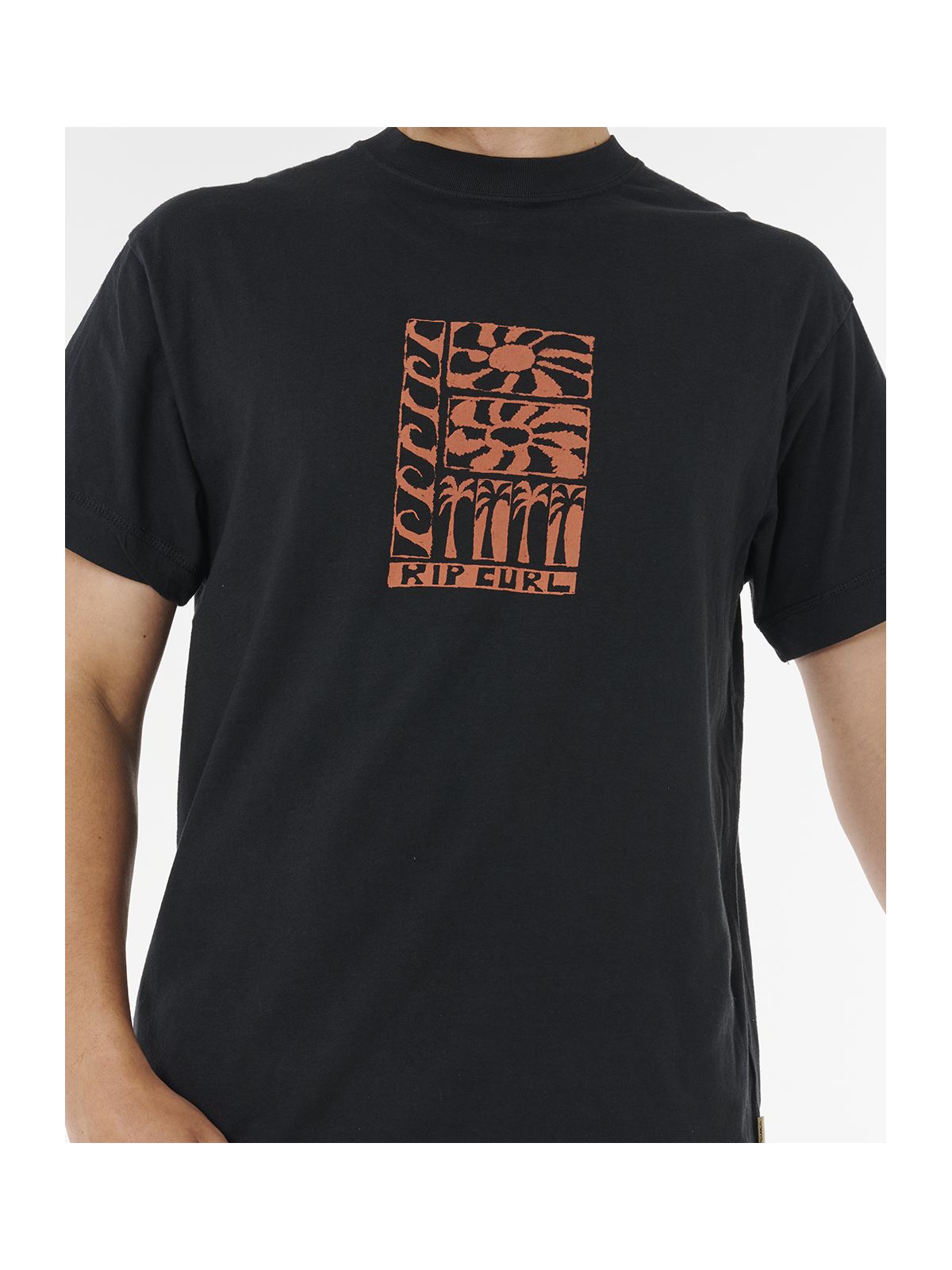 Koszulka RIP CURL AOTS TY WILLIAMS STACKED TEE czarna