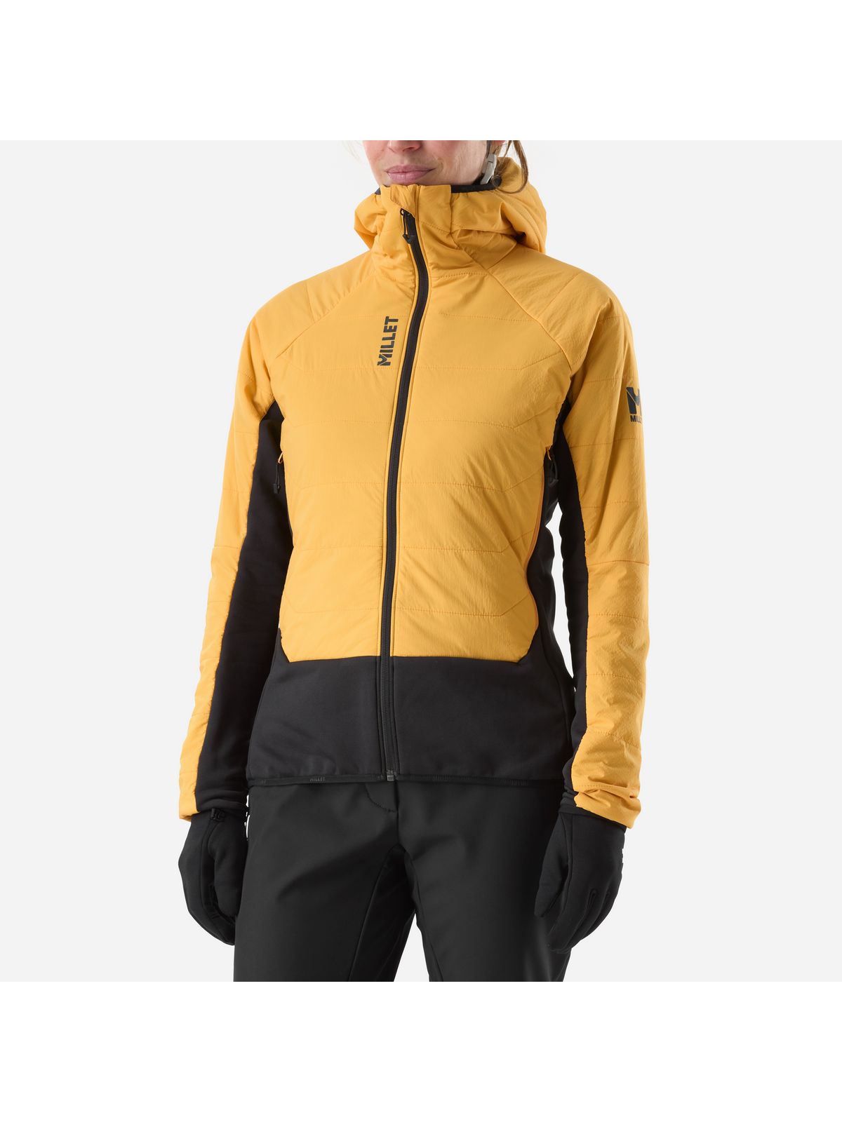 Kurtka damska MILLET W Kamet Primaloft Hoodie W żółta