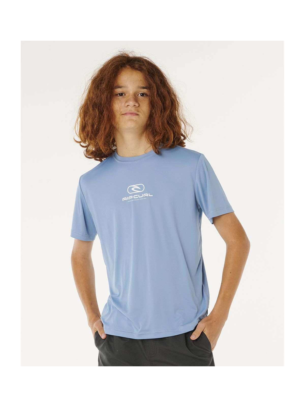Lycra chłopięca RIP CURL Icons Surflite Upf S/S -Boy niebieska