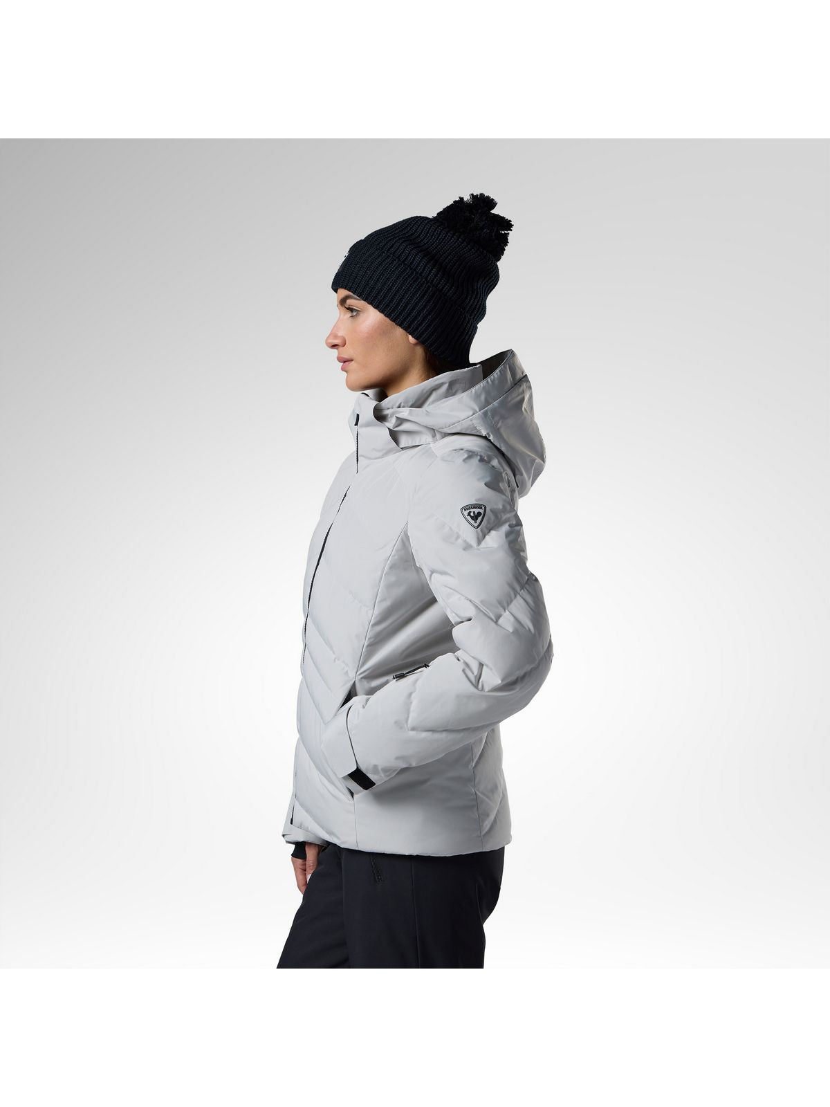 Kurtka narciarska damska ROSSIGNOL W Staci Nf Insulated Jkt szara