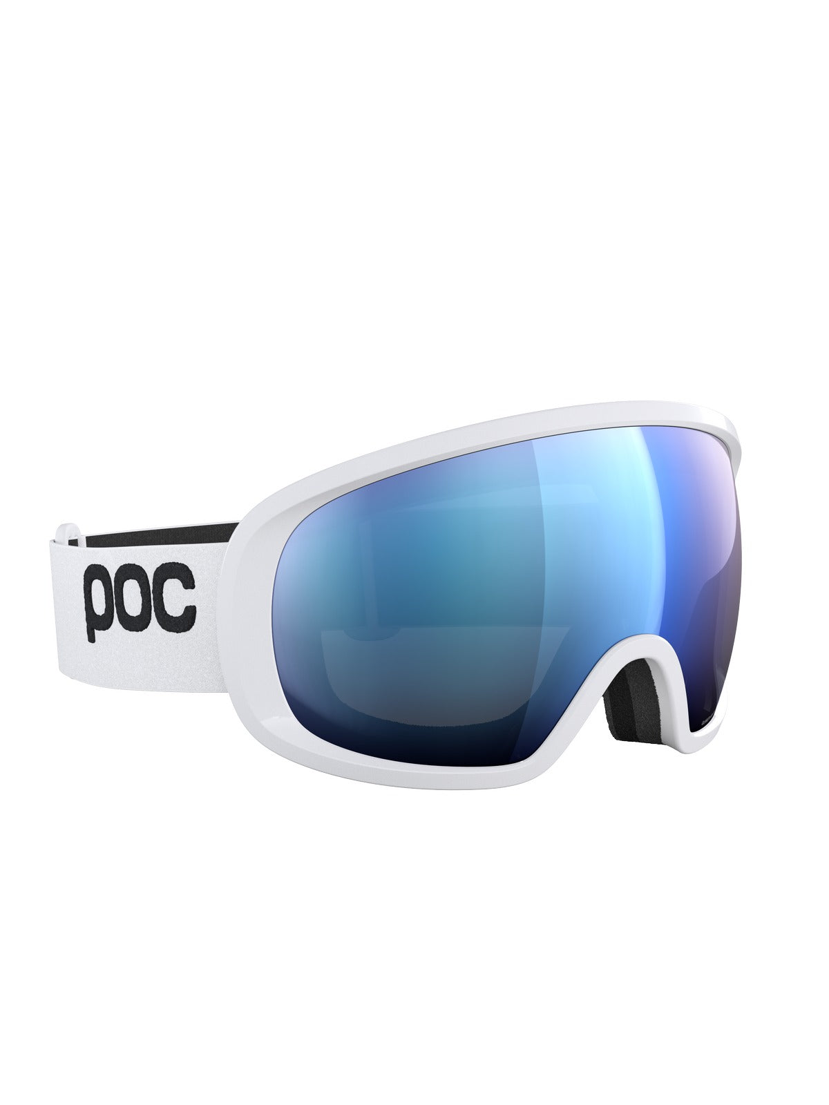 Gogle narciarskie POC Fovea Wide Fit Blixten  biały Cat 2