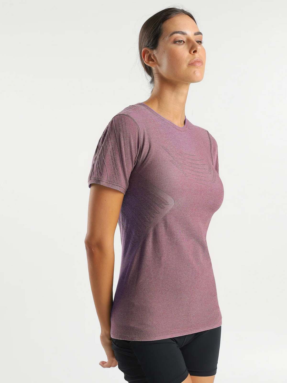 Koszulka trekkingowa damska UYN Sparkcross Self Layer – mauve