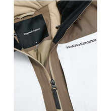 Kurtka narciarska męska PEAK PERFORMANCE Whitelight HIPE 2L Insulated Shell Jacket brązowa
