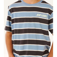 Koszulka chłopięca RIP CURL Eternal Shred Stripe Tee-Boy niebieska
