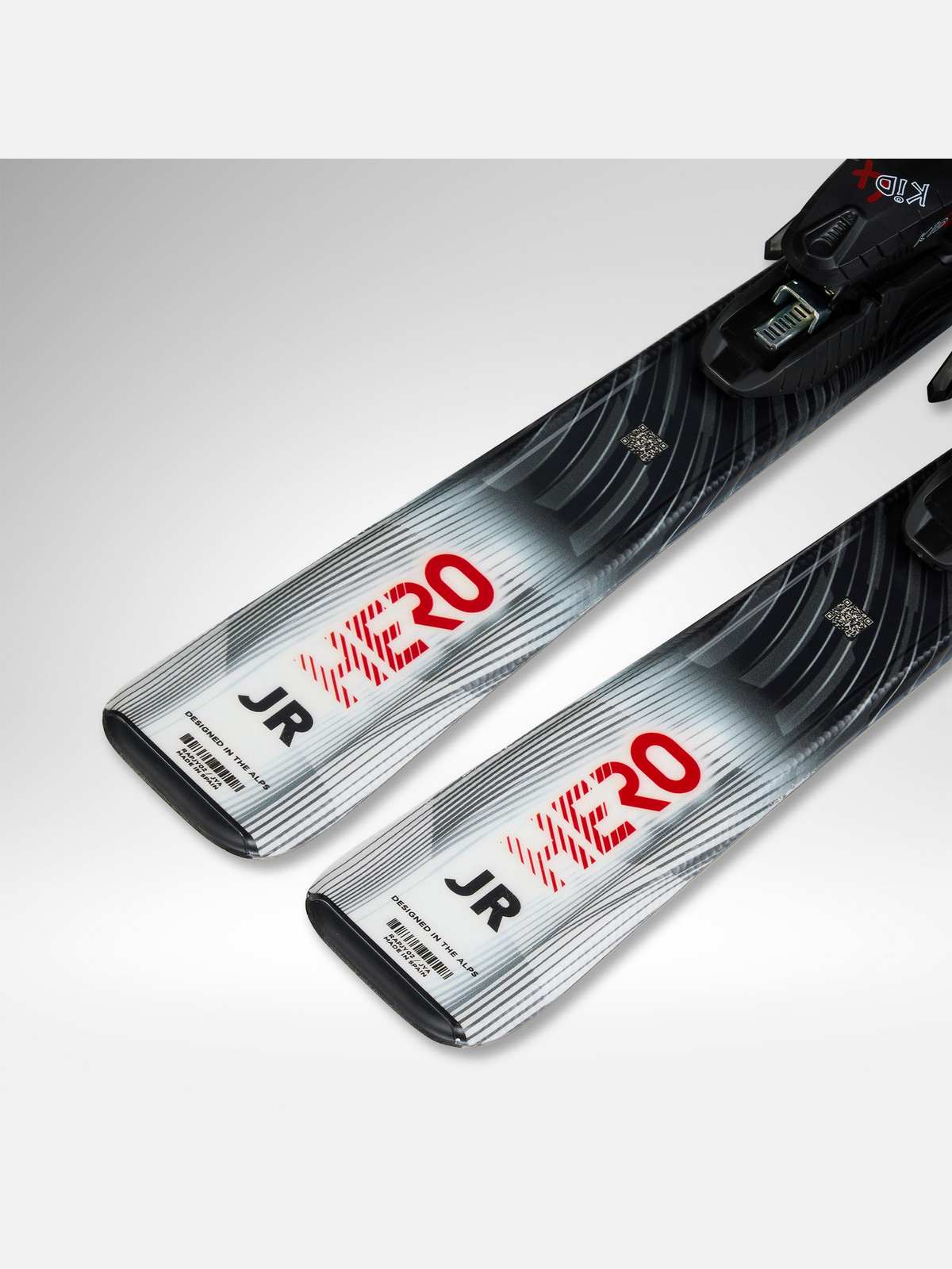 Narty dla dzieci ROSSIGNOL Hero Jr 100-140 Kid-X + wiązania LOOK Kid 4 Gw B76 Black