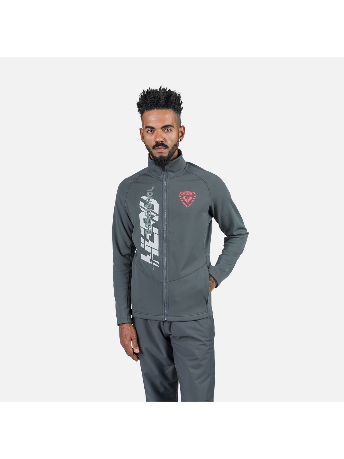 Bluza męska ROSSIGNOL New Hero Classique Clim szary