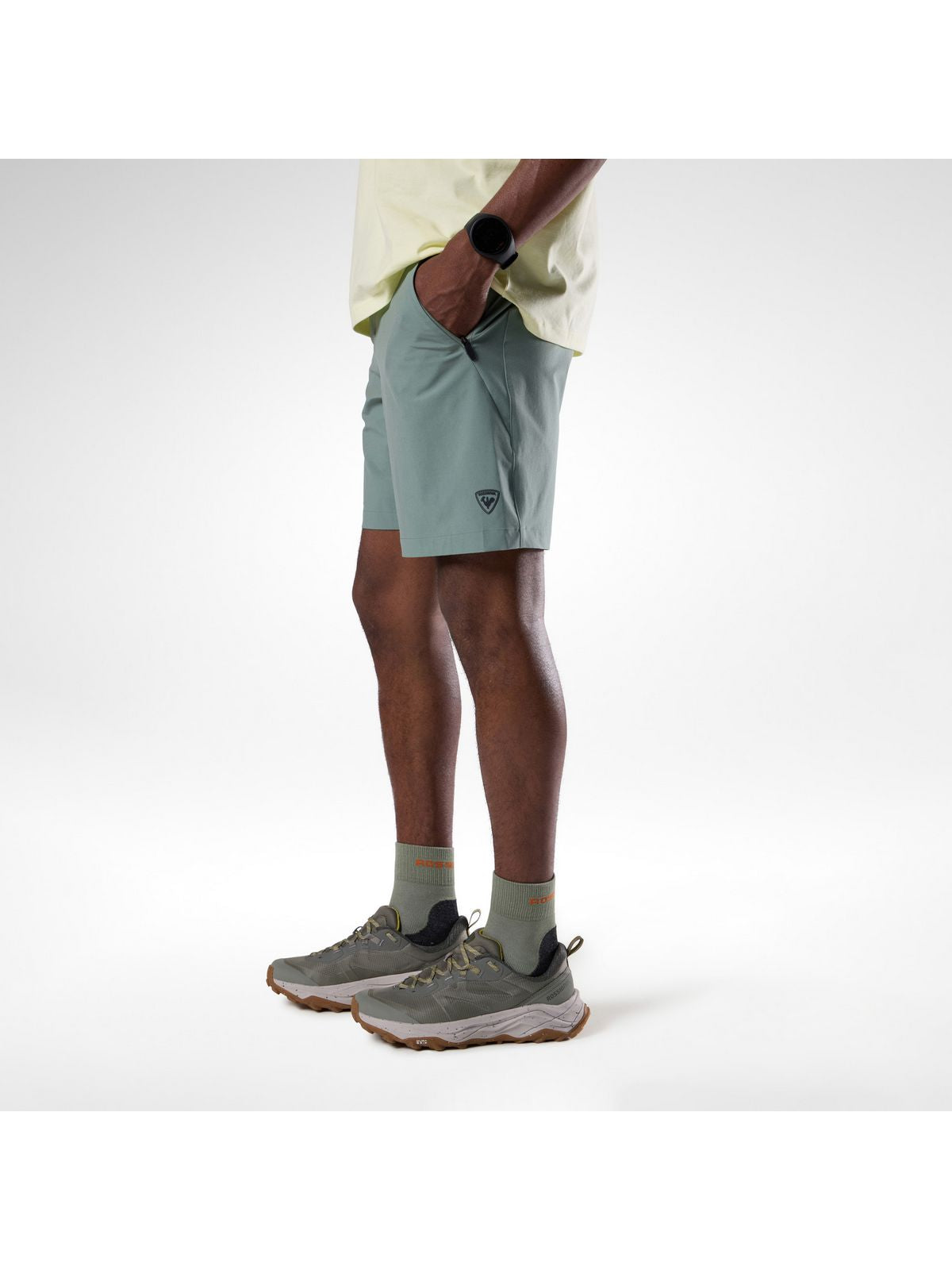 Szorty męskie ROSSIGNOL M Stretch Chino Short 7' zielone