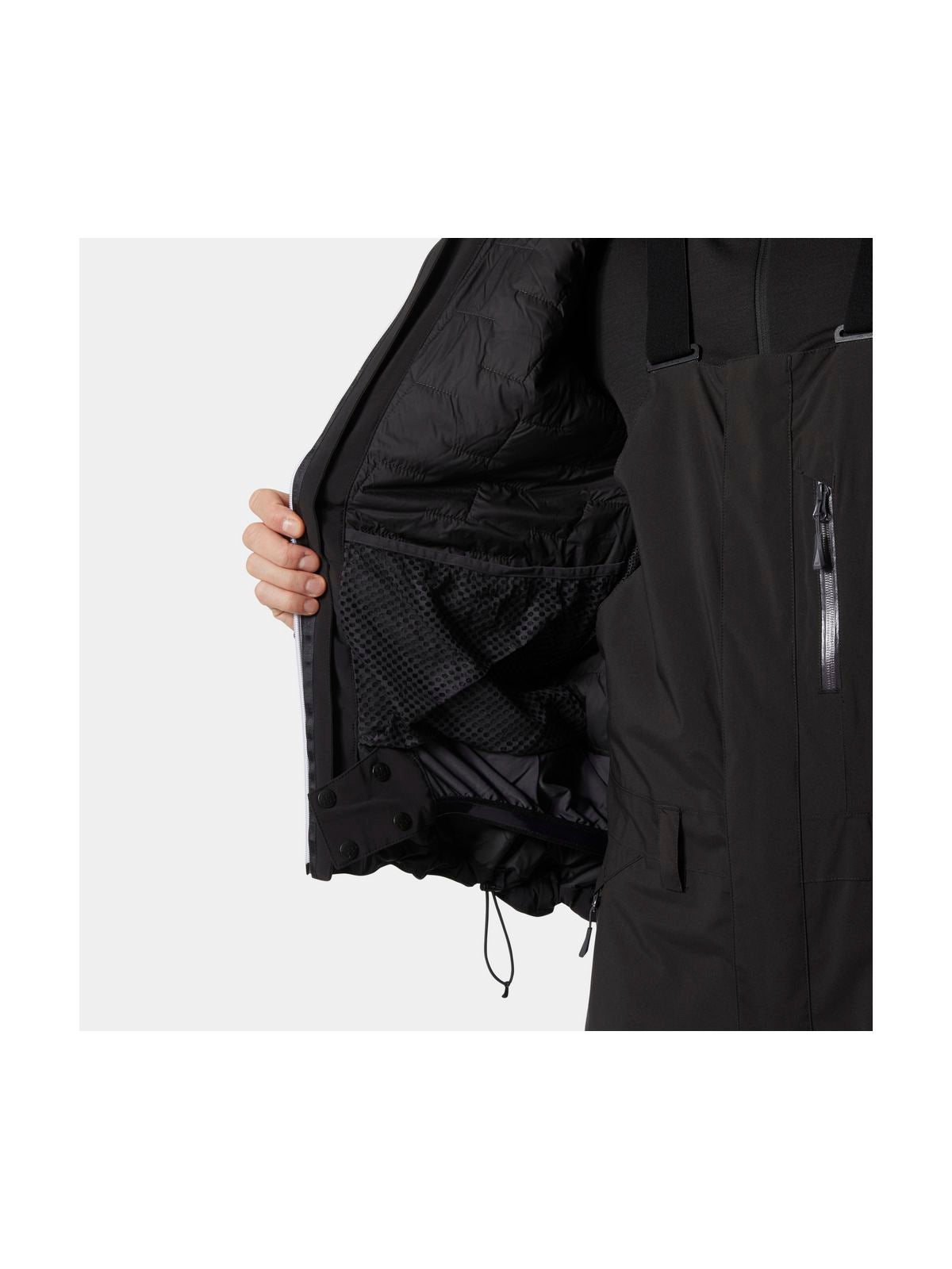 Kurtka narciarska męska HELLY HANSEN ALPHA LIFALOFT JACKET czarna