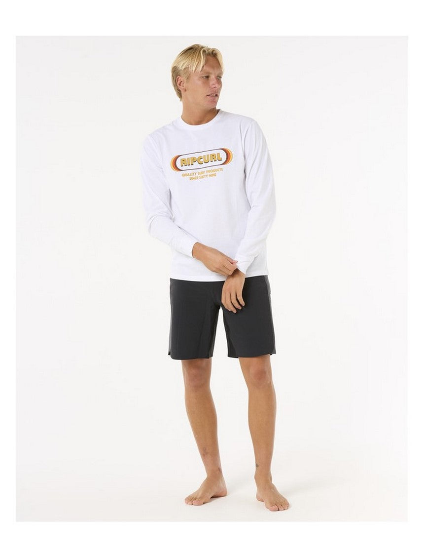 Koszulka z filtrem UV RIP CURL Icons Of Surf Upf L/S biała