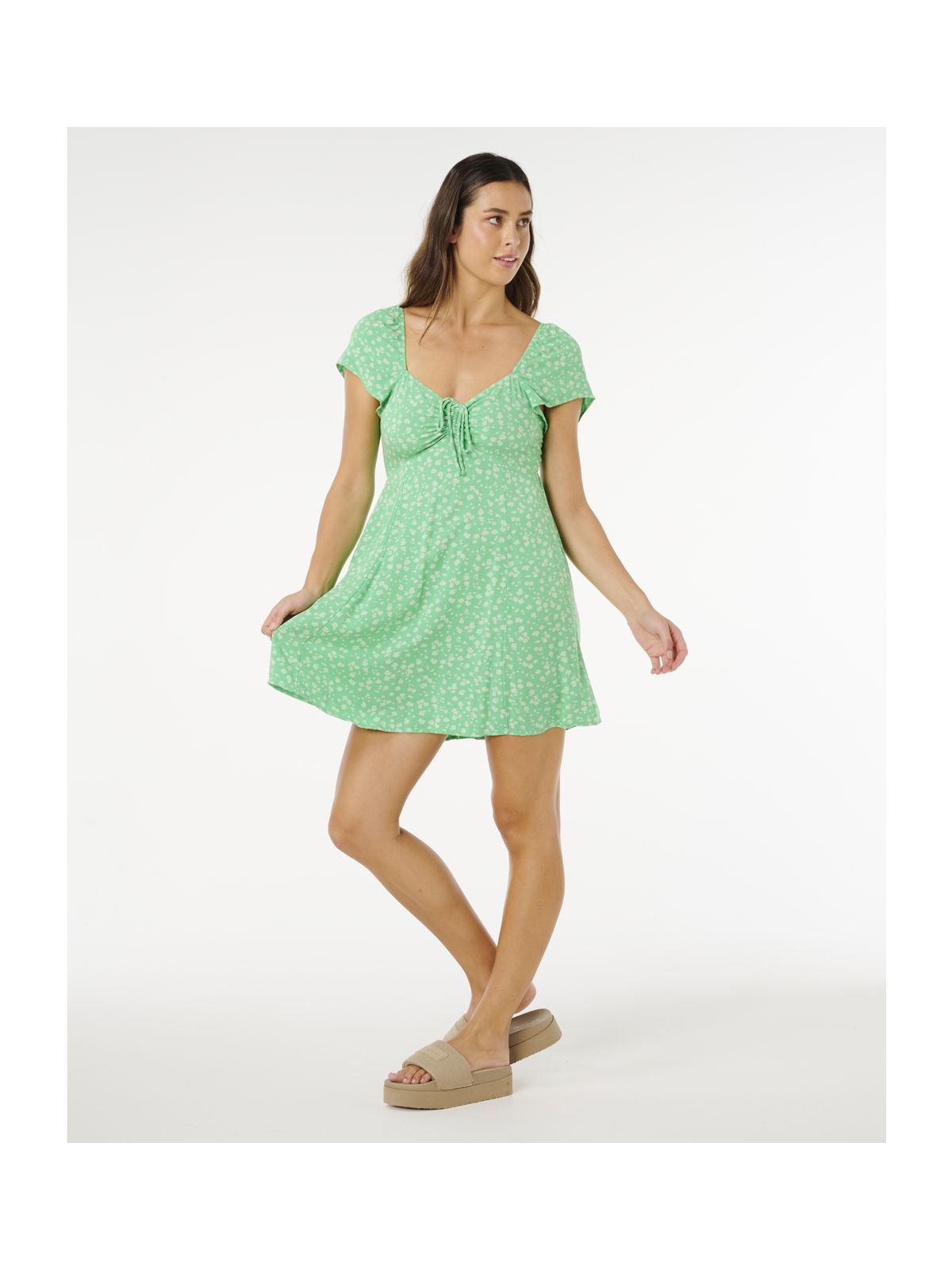 Sukienka RIP CURL Surf Side Dress zielona